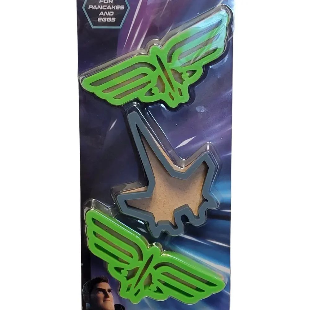 Buzz Lightyear Silicone Breakfast Molds 3 Pk Pancake Eggs Disney Pixar Toy Story